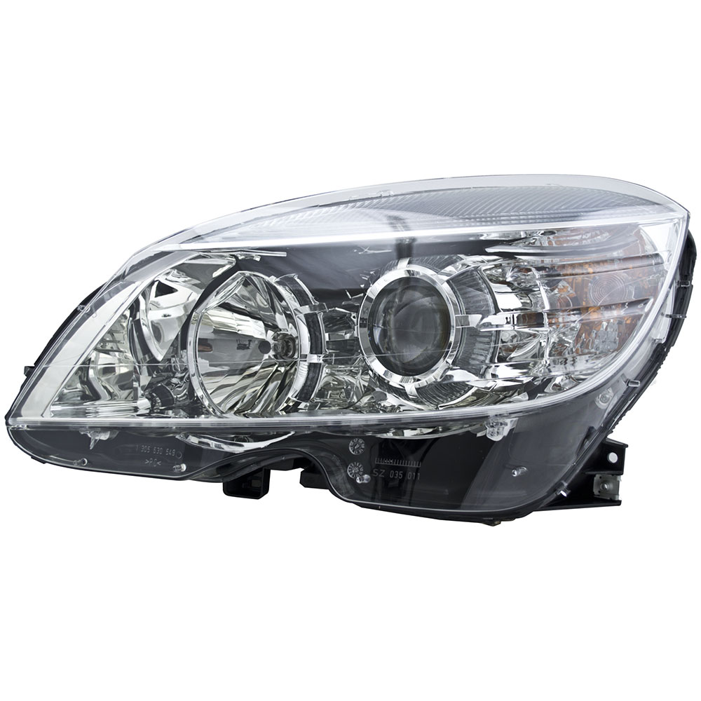 2009 Mercedes Benz C230 Headlight Assembly Pair
