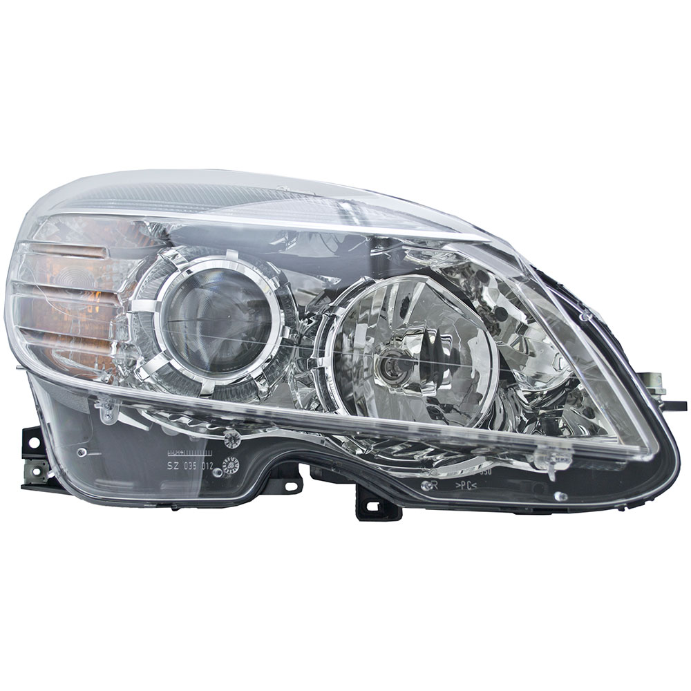 2009 Mercedes Benz C230 Headlight Assembly Pair