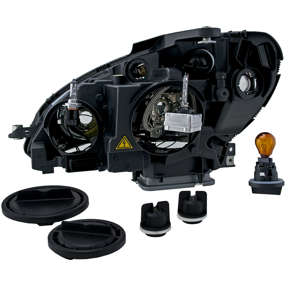 2009 Mercedes Benz C300 Headlight Assembly Right Passenger Side Bi