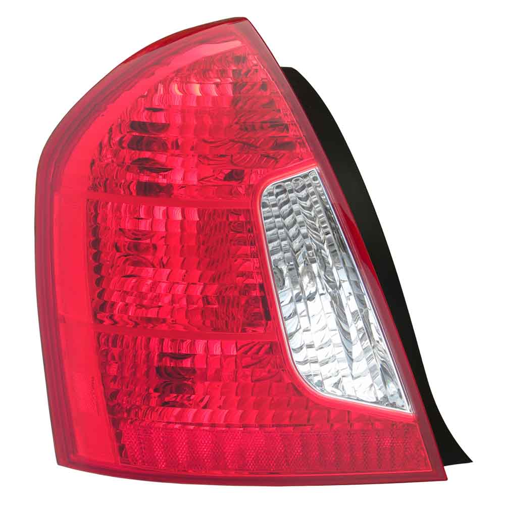 2007 Hyundai Accent Tail Light Assembly Pair