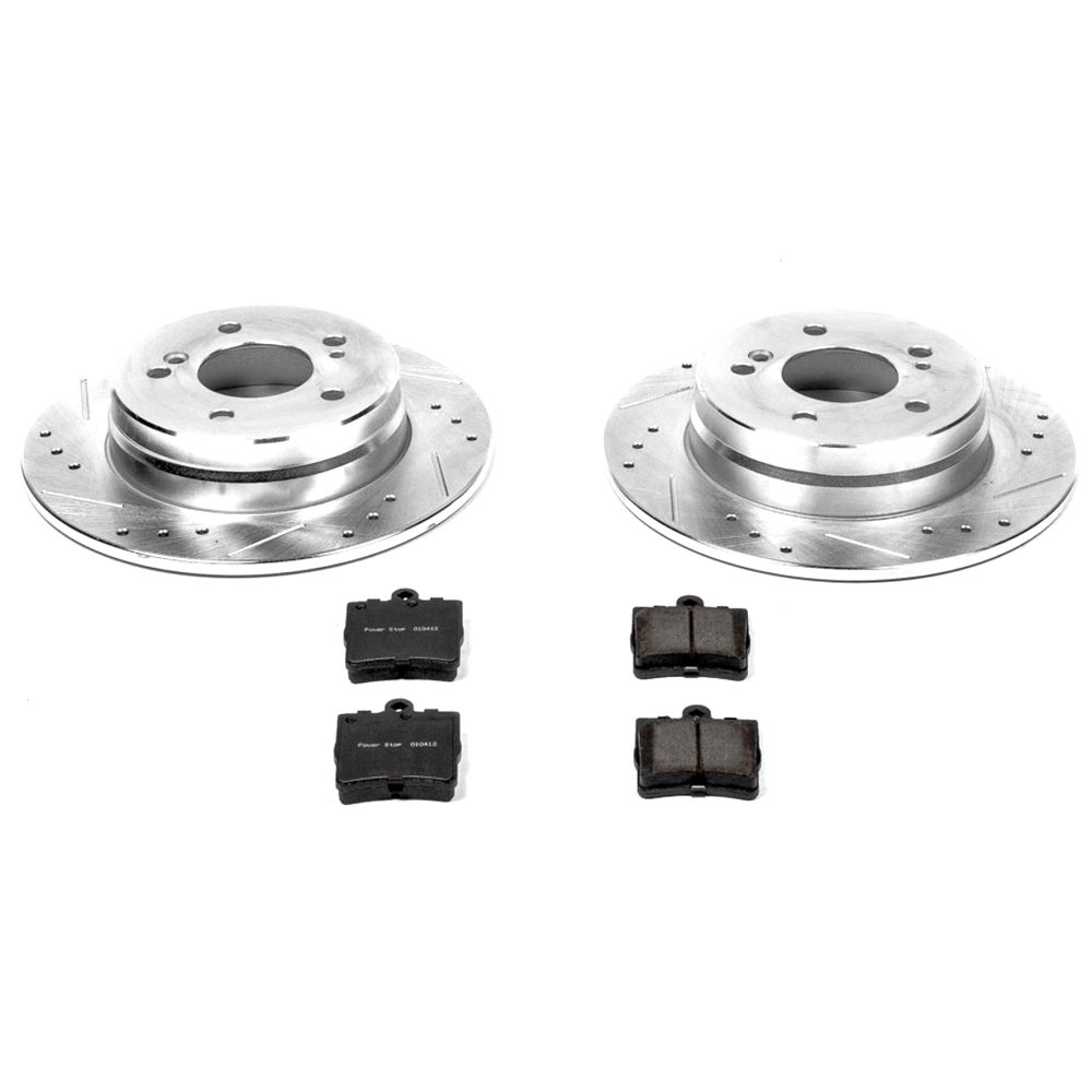 Mercedes Benz slk280 performance disc brake pad and rotor kit