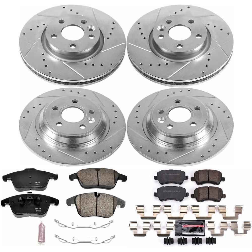 Volvo v60 performance disc brake pad and rotor kit