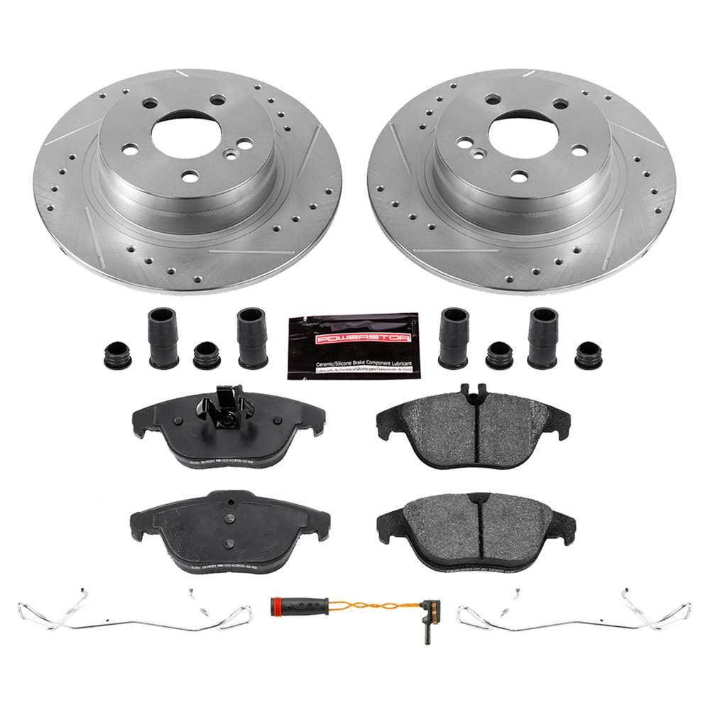 Mercedes Benz c300 performance disc brake pad and rotor kit