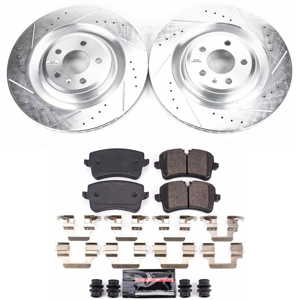2014 Audi S7 performance disc brake pad and rotor kit