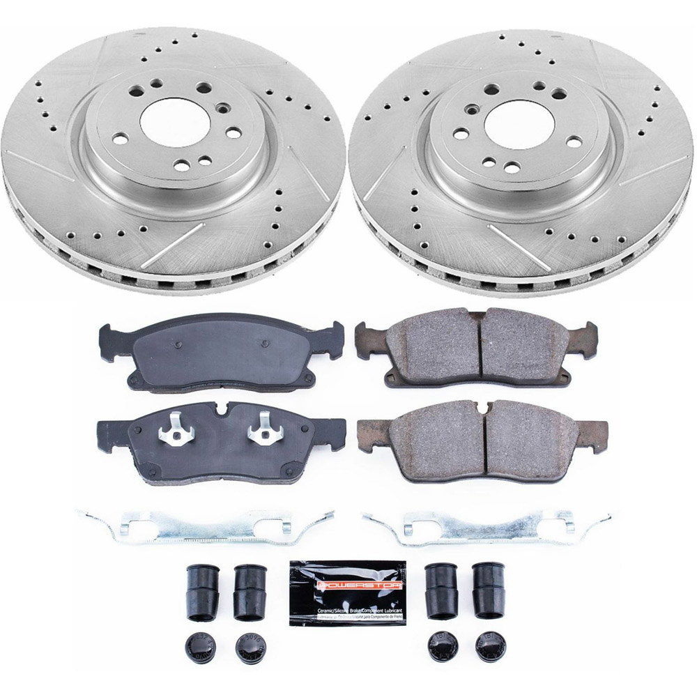 Mercedes Benz gle300d performance disc brake pad and rotor kit