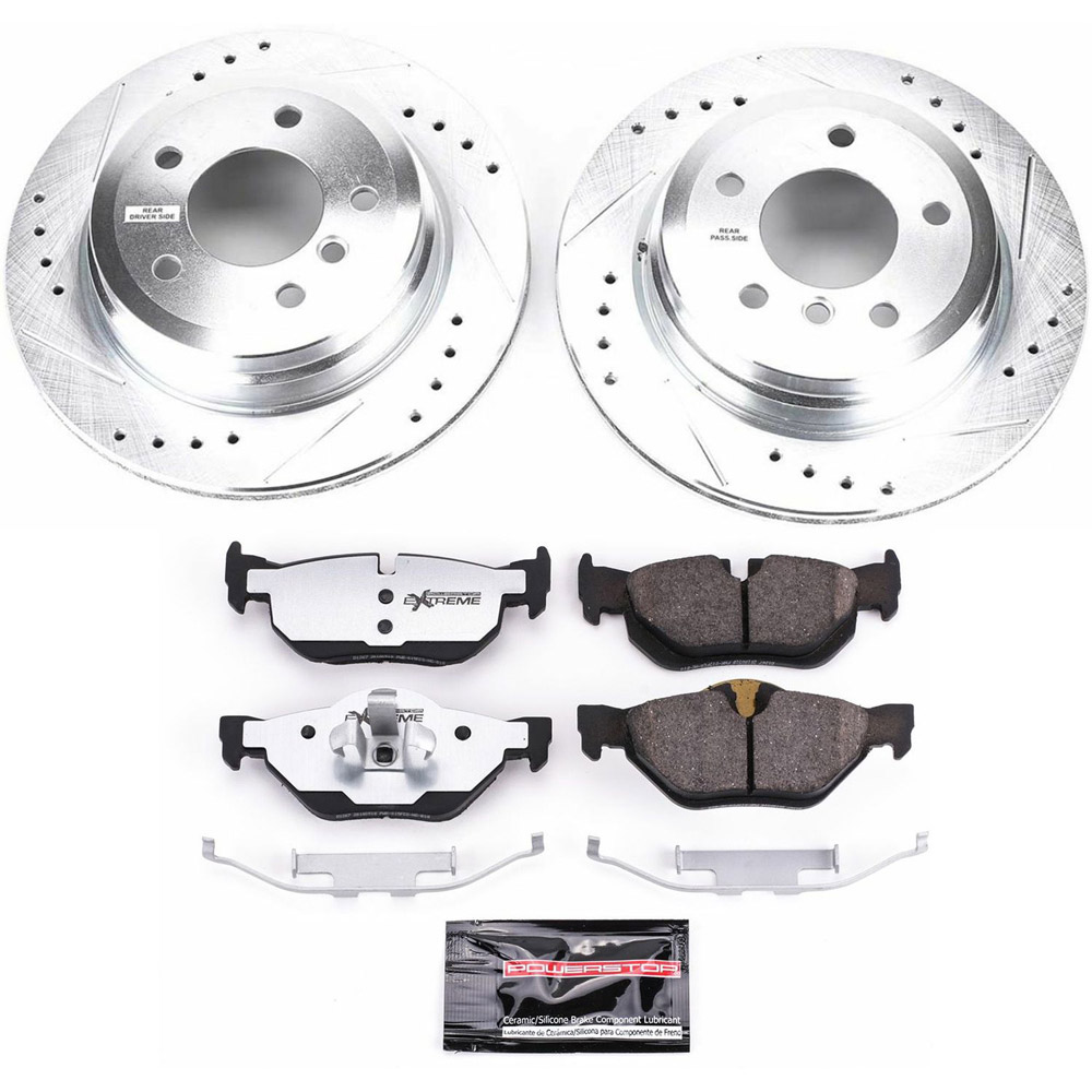 2013 Bmw X1 performance disc brake pad and rotor kit