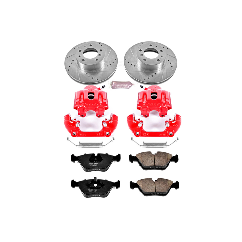 Bmw 540i disc brake caliper / rotor / pad kit