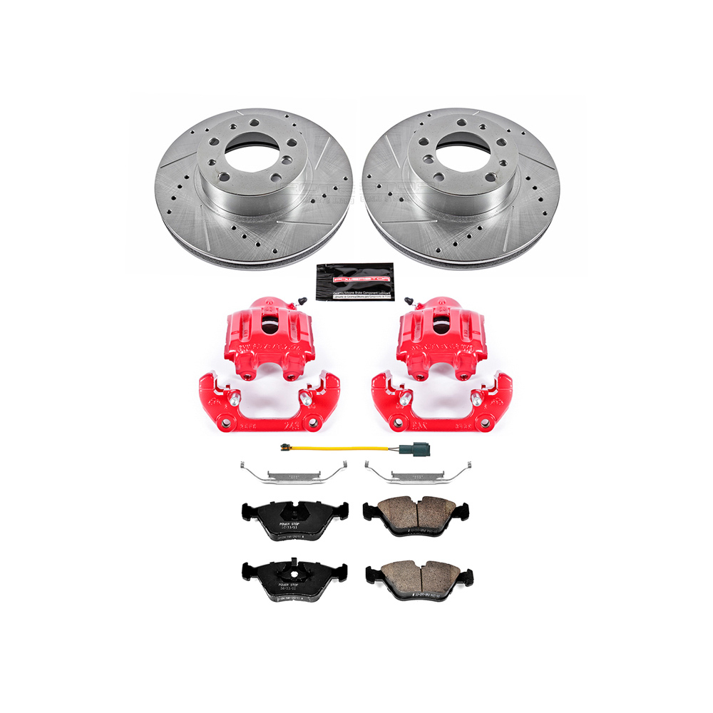 Bmw 735il disc brake caliper / rotor / pad kit
