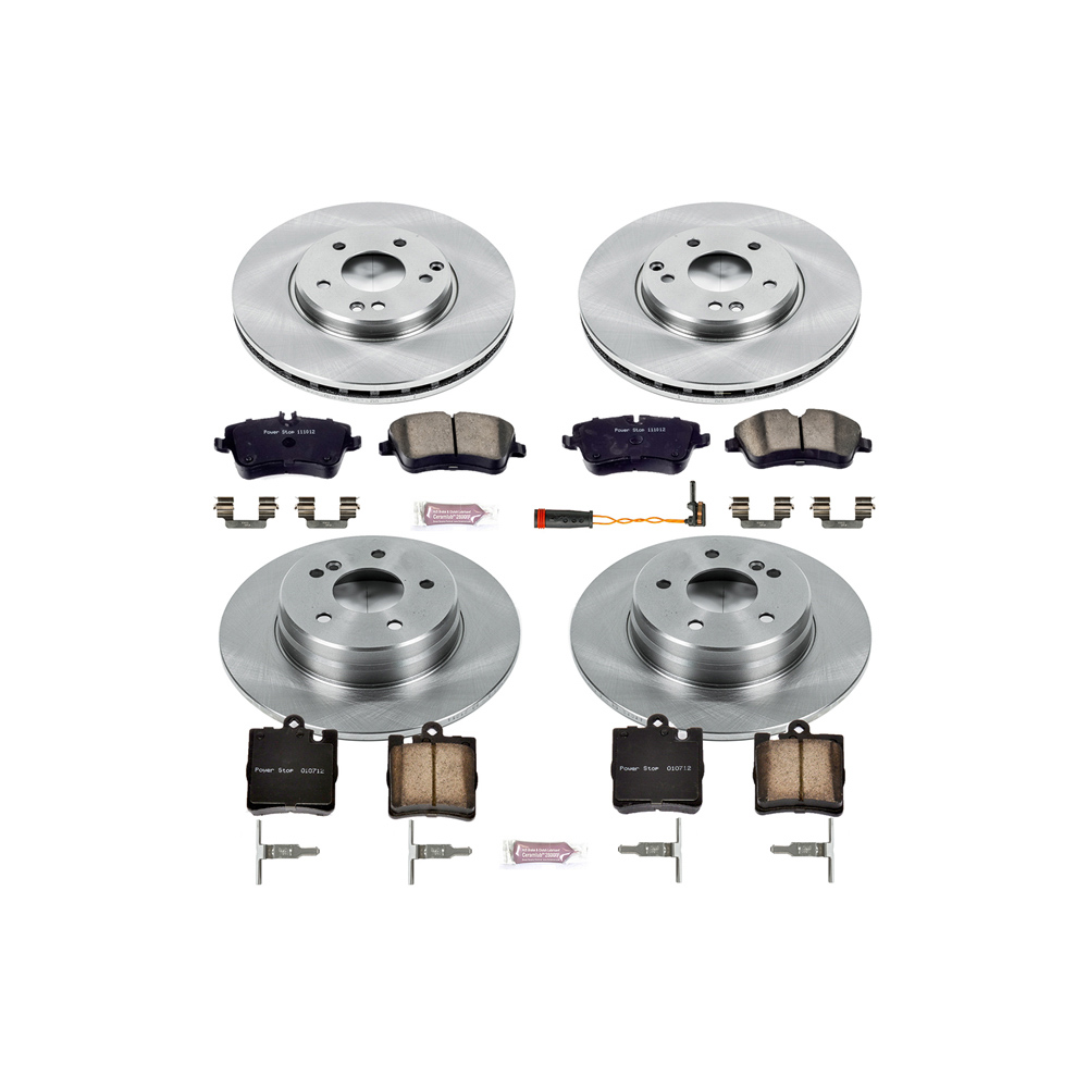 Mercedes Benz clk350 performance disc brake pad and rotor kit