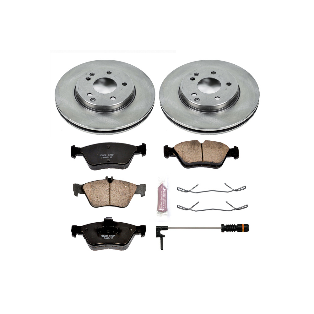 Mercedes Benz e300 performance disc brake pad and rotor kit