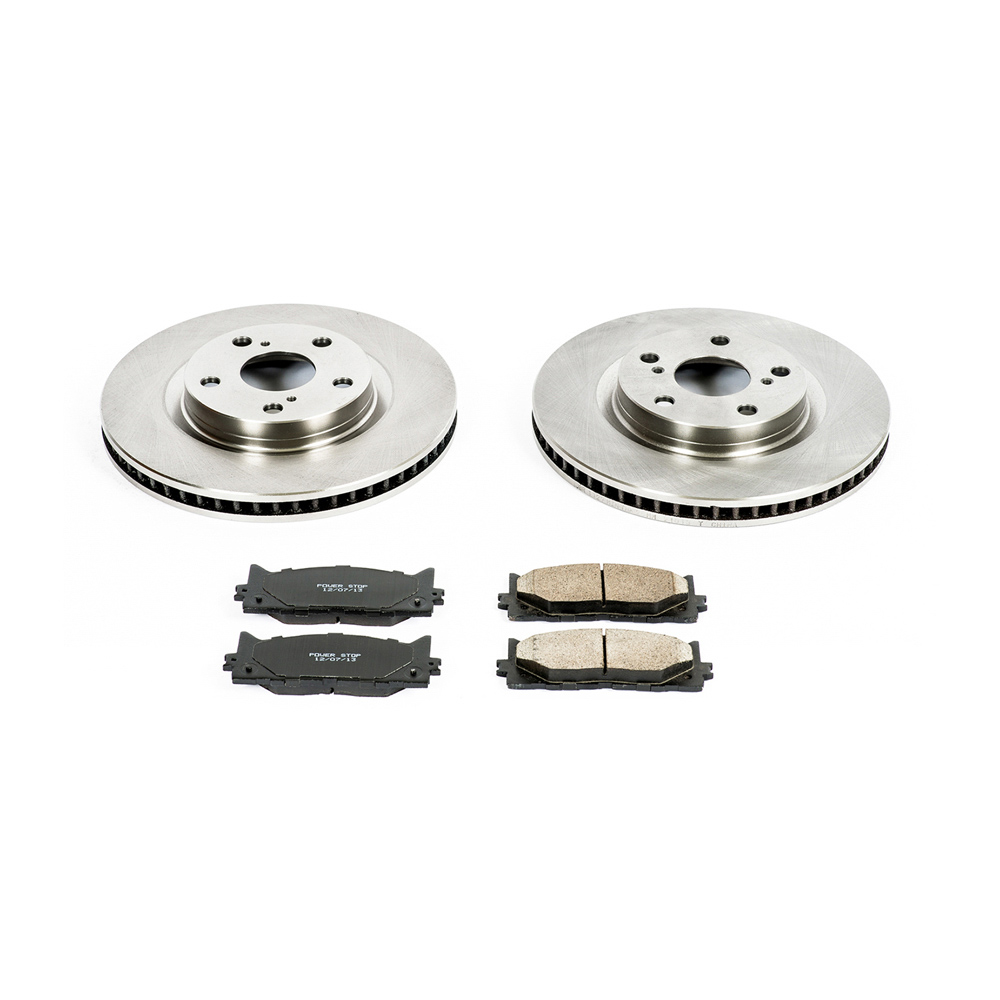 Lexus es350 performance disc brake pad and rotor kit