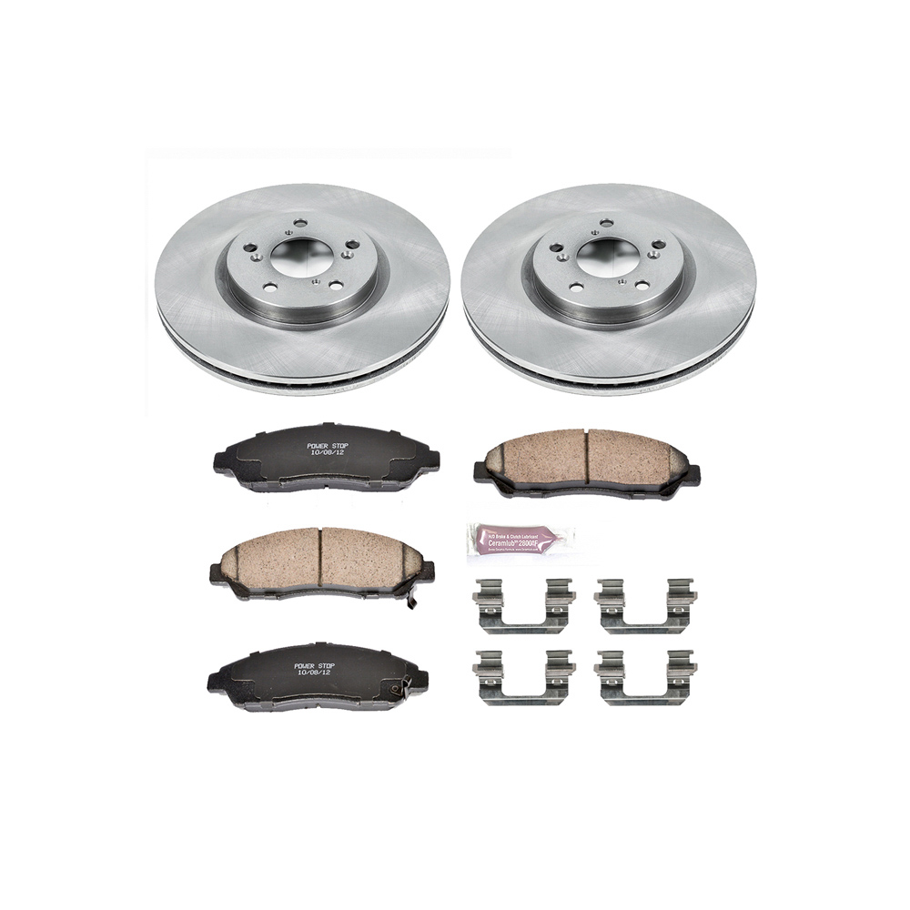 Acura rlx performance disc brake pad and rotor kit