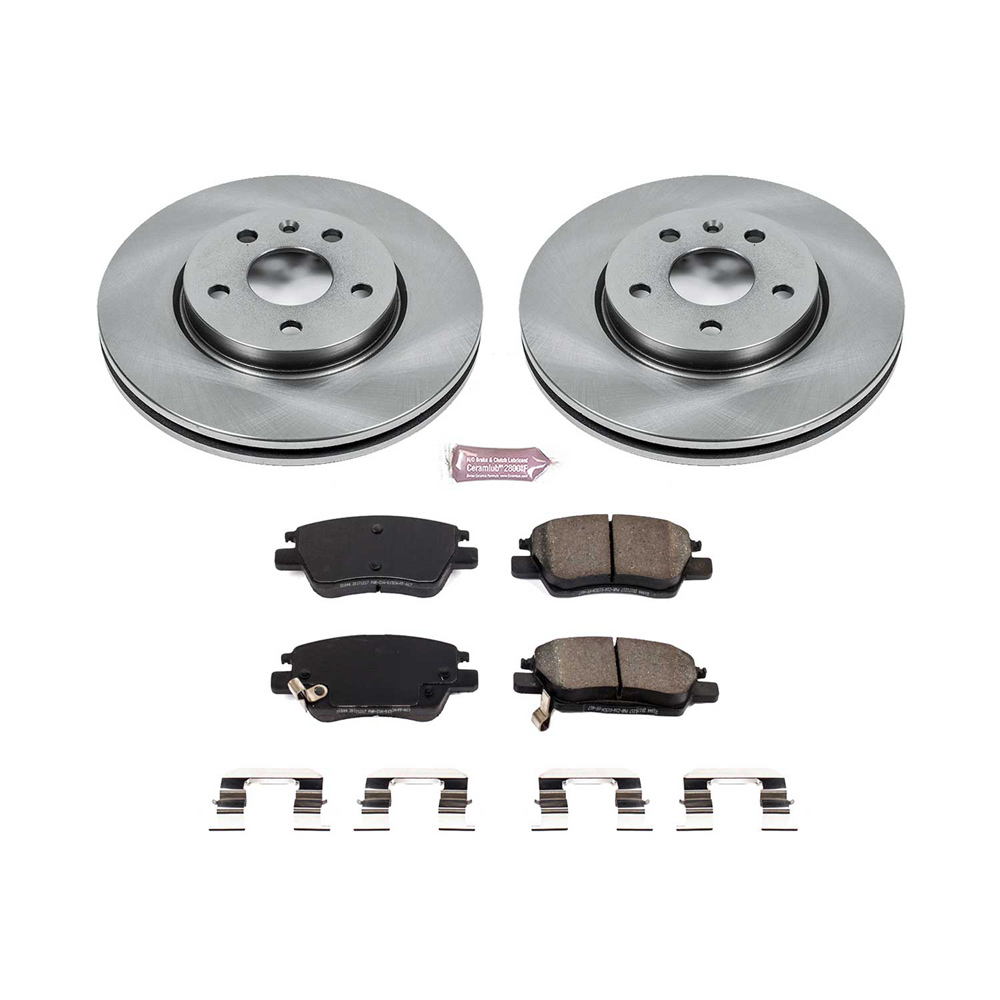Chevrolet bolt ev performance disc brake pad and rotor kit