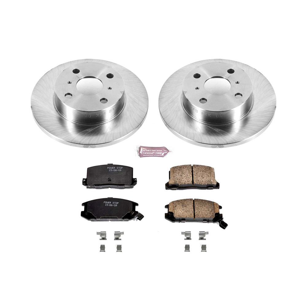  Toyota mr2 performance disc brake pad and rotor kit 