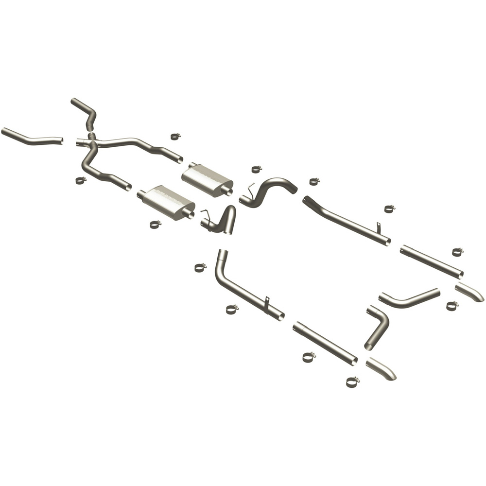 1956 Chevrolet Bel Air Performance Exhaust System