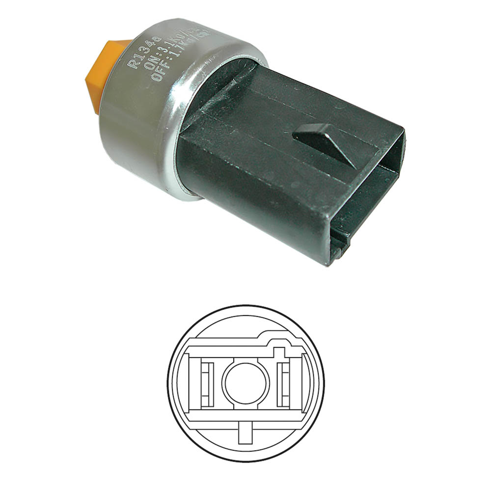 1994 Mercury Sable A/C Clutch Cycle Switch