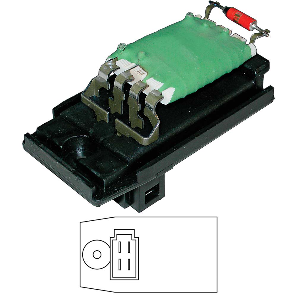 2000 Ford Focus HVAC Resistor