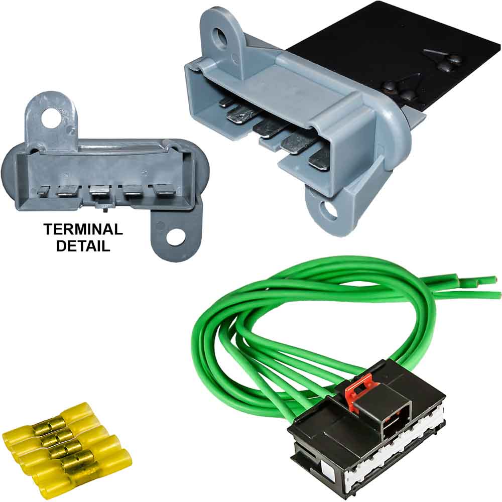 2003 Jeep Wrangler HVAC Blower Motor Resistor