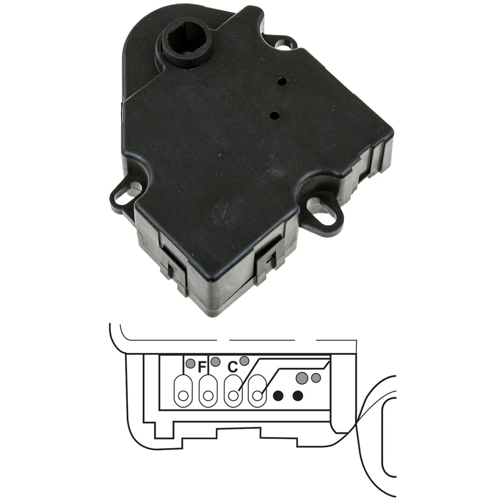 2000 Chevrolet Lumina HVAC Blend Door Actuator