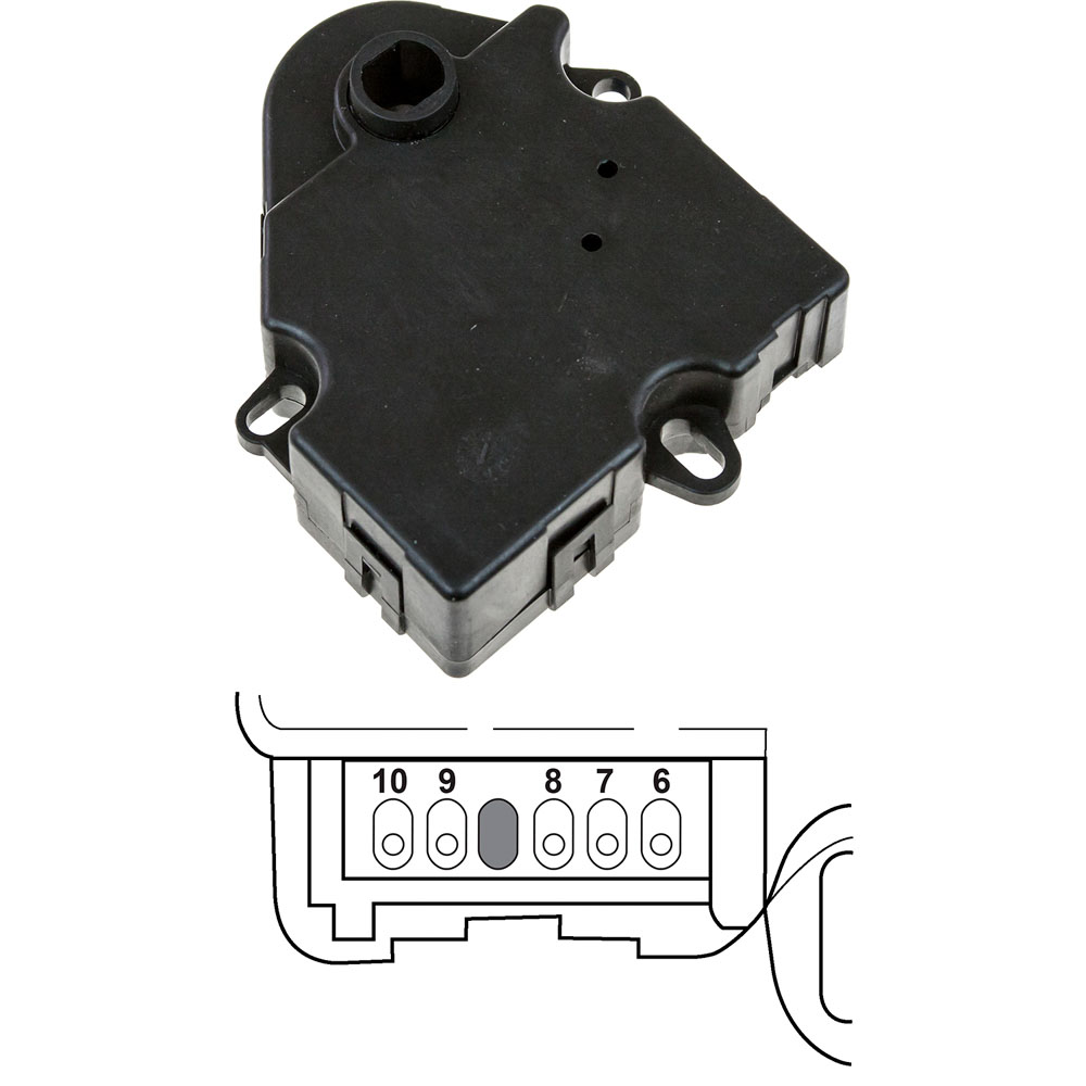 2003 Gmc Envoy XL HVAC Blend Door Actuator