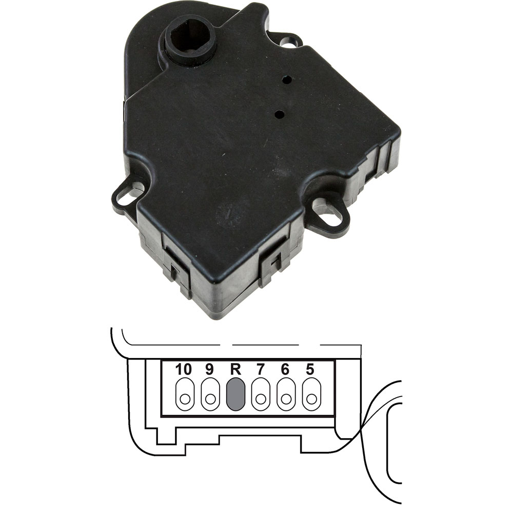 2004 Gmc Yukon HVAC Blend Door Actuator
