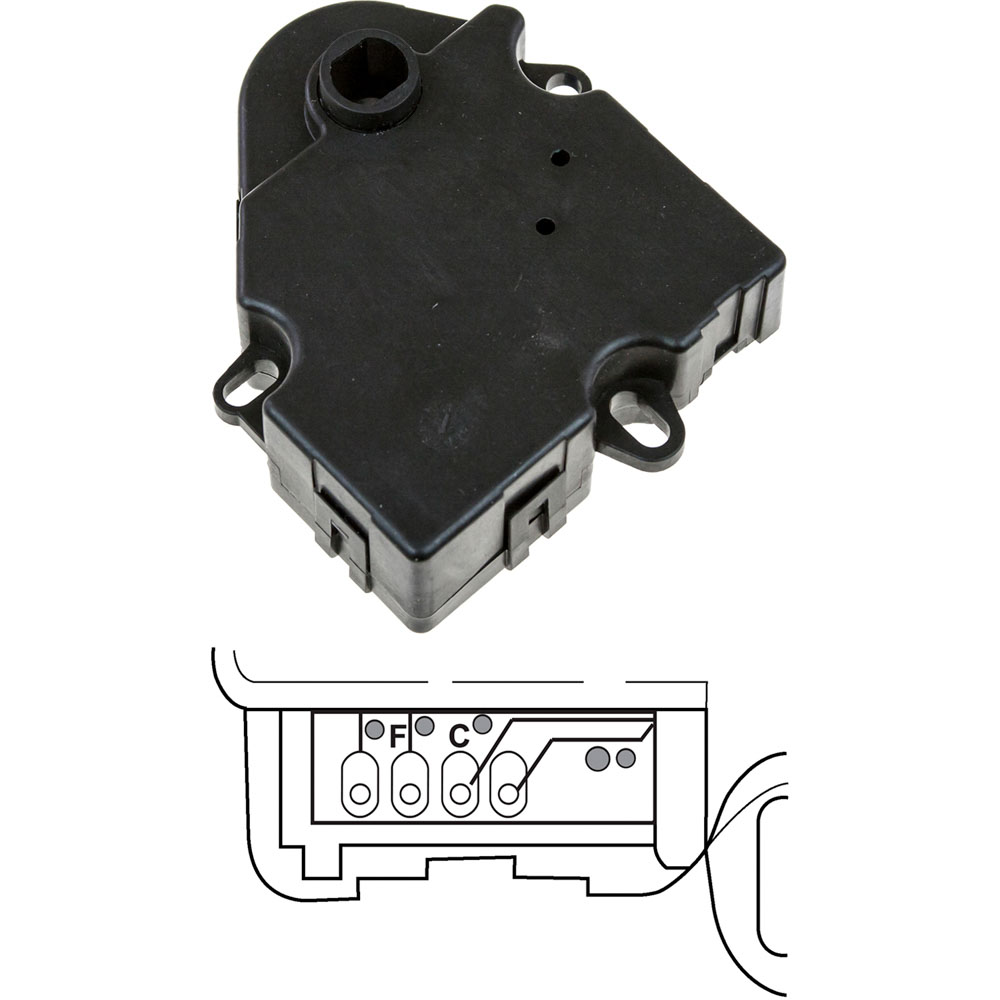 1994 Jeep Grand Cherokee HVAC Blend Door Actuator