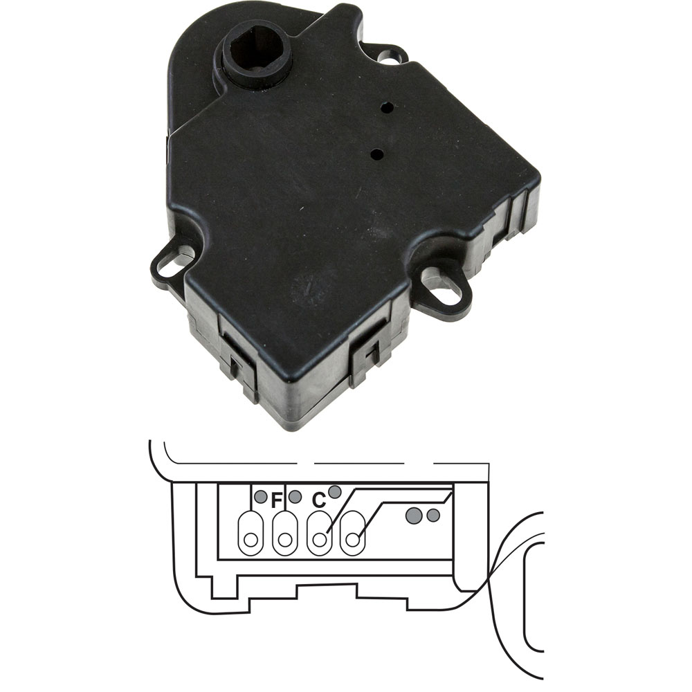 2000 Buick LeSabre HVAC Blend Door Actuator