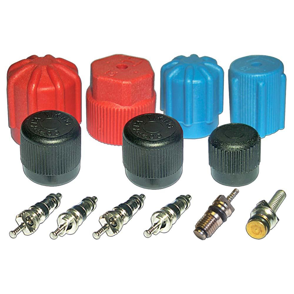  Ford bronco a/c system valve core and cap kit 