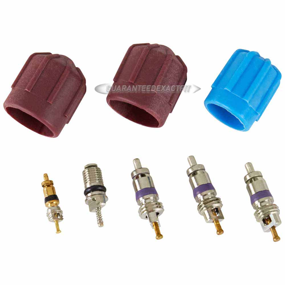 Bmw 135is a/c system valve core and cap kit