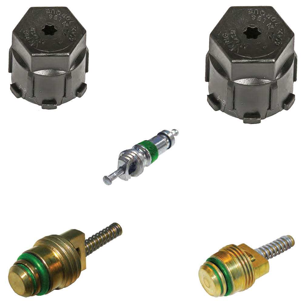 2021 Ford Explorer A/C System Valve Core and Cap Kit