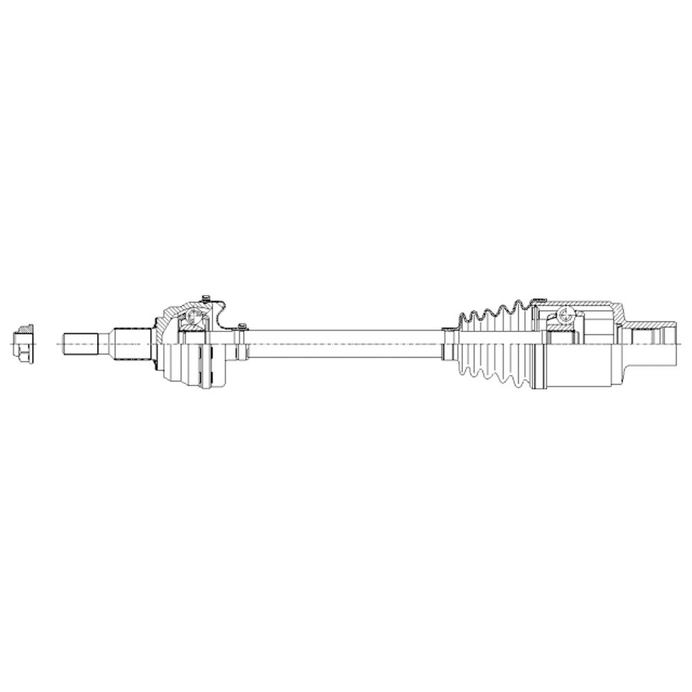 2022 Chrysler Pacifica Drive Axle Rear