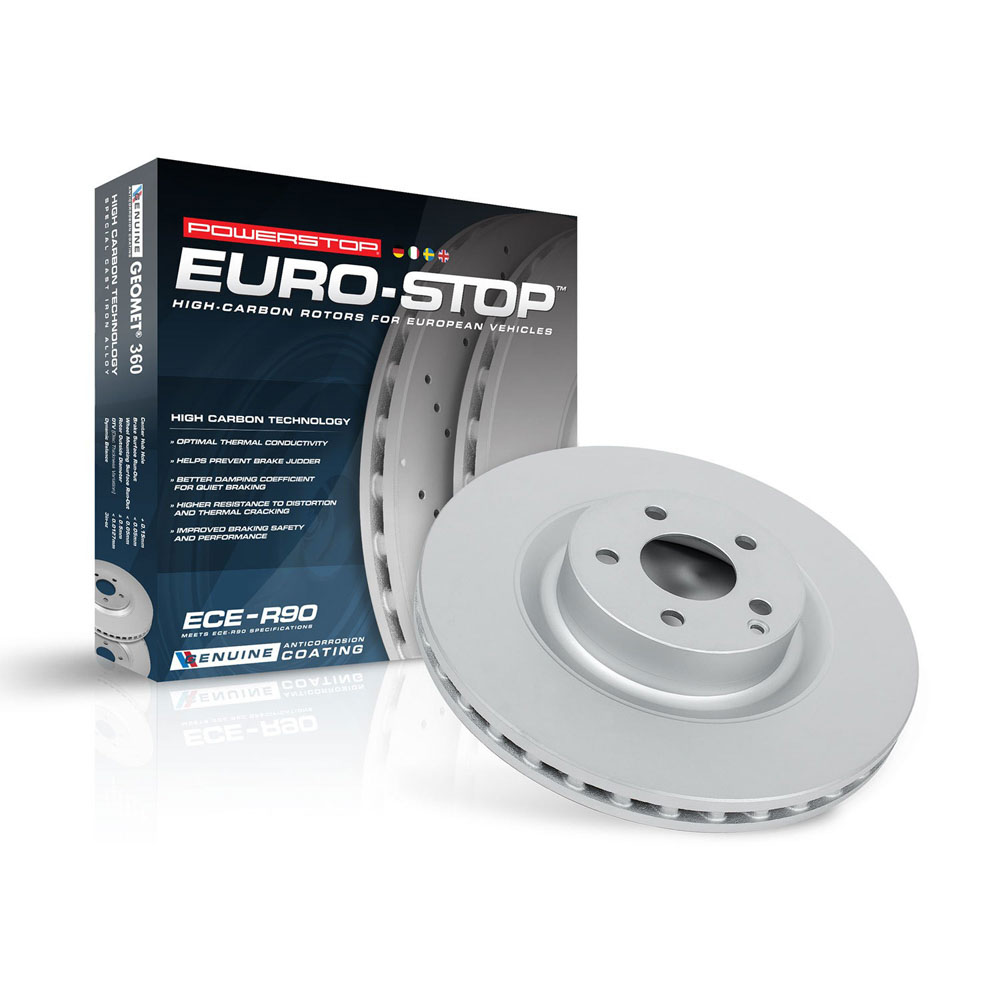 PowerStop Rear Brake Disc Rotor For BMW 330i X1 335d xDrive