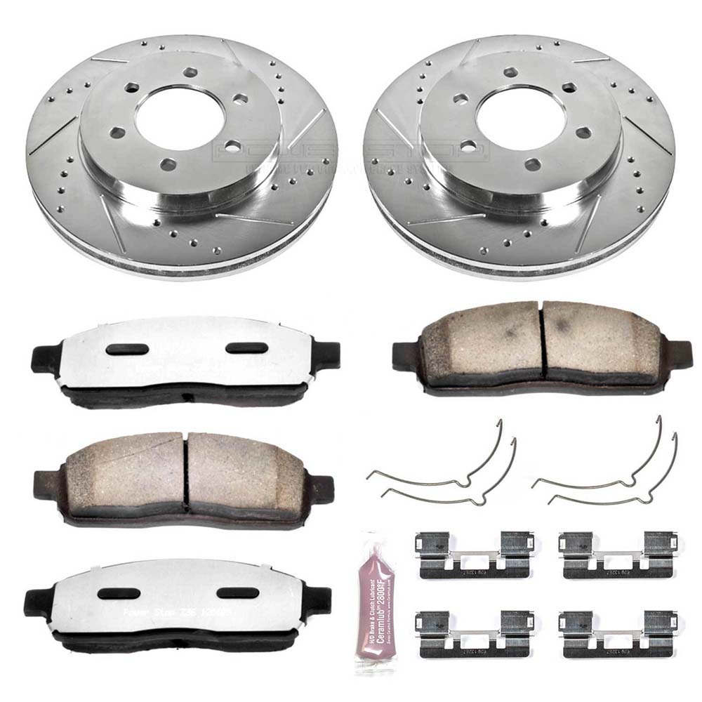 2007 Lincoln Mark LT Performance Disc Brake Pad and Rotor Kit
