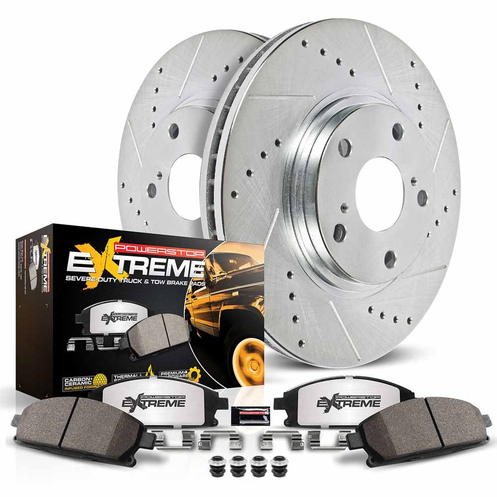 2009 Dodge Ram Trucks performance disc brake pad and rotor kit 