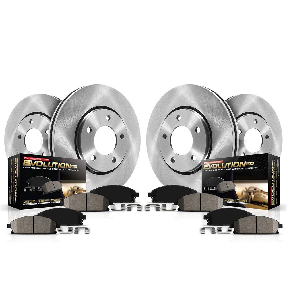 Bmw m240i performance disc brake pad and rotor kit