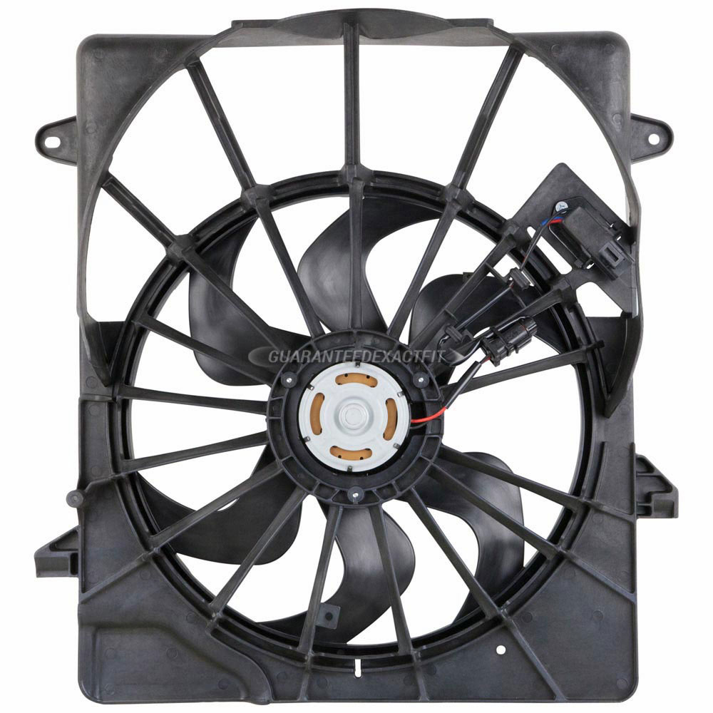 2007 Dodge Nitro Cooling Fan Assembly Radiator and Condenser Side 3