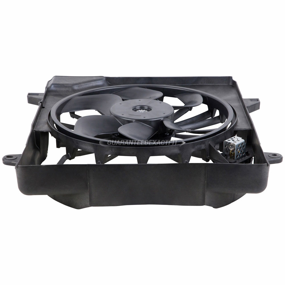 2007 Dodge Nitro Cooling Fan Assembly Radiator and Condenser Side 3