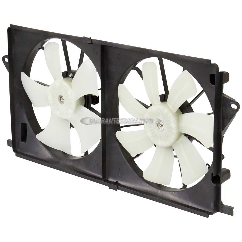 Cadillac dts cooling fan assembly