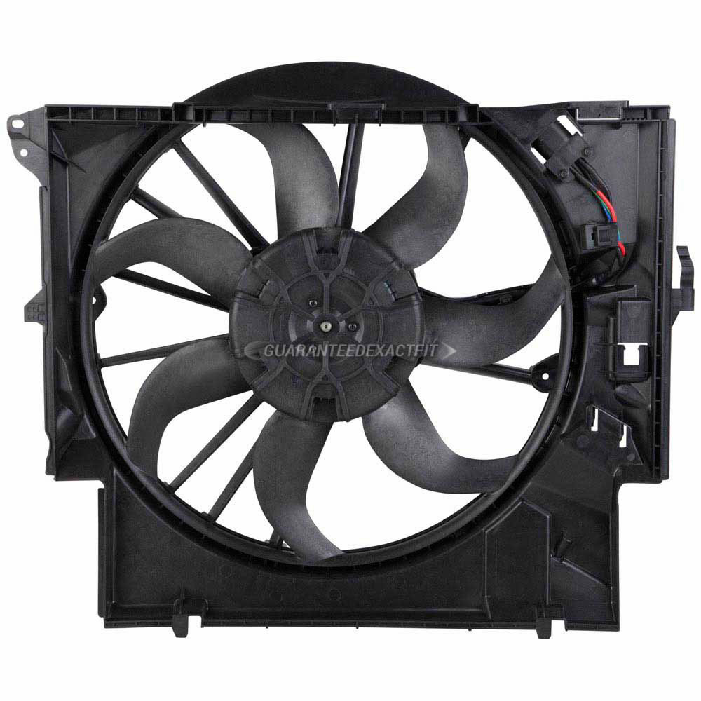 2015 Bmw 335i xDrive Cooling Fan Assembly 