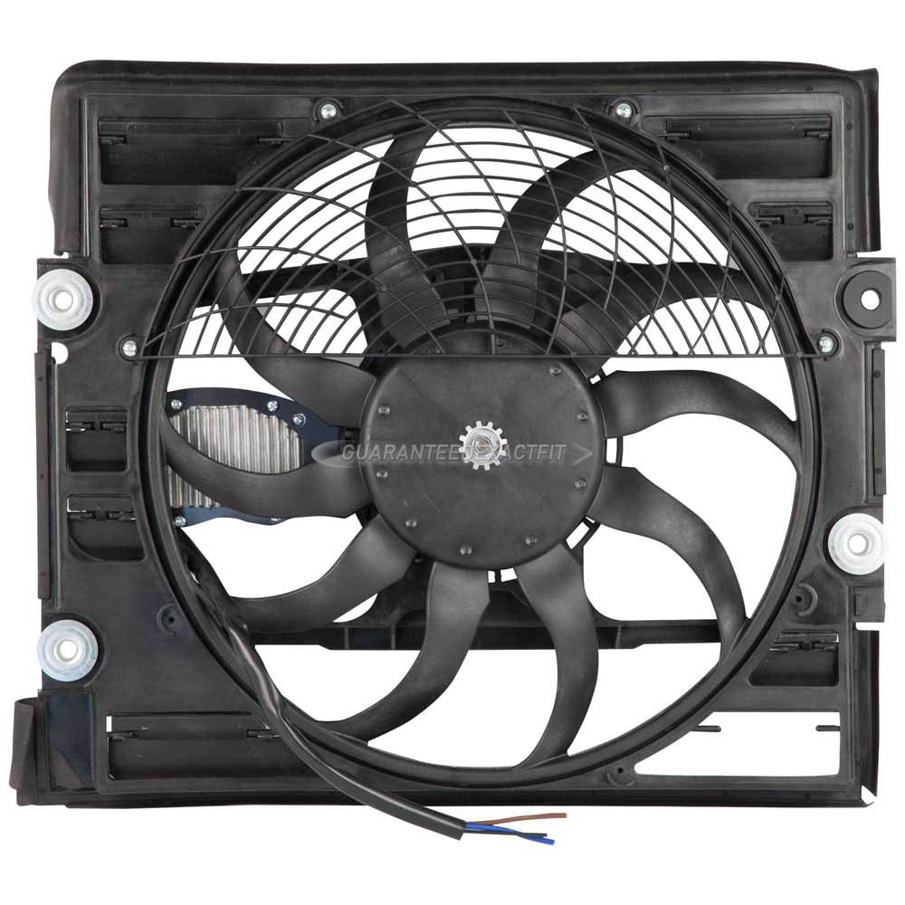 Bmw z8 cooling fan assembly