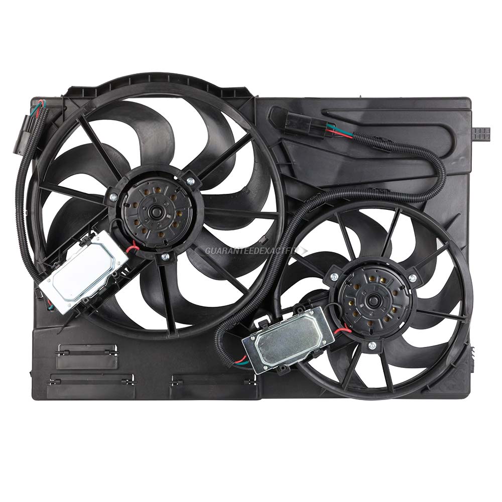 2008 Volvo V70 Cooling Fan Assembly Dual Fan Assembly Chassis Range