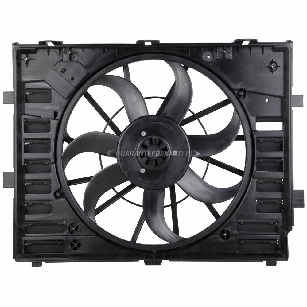 2014 Porsche Cayenne Cooling Fan Assembly