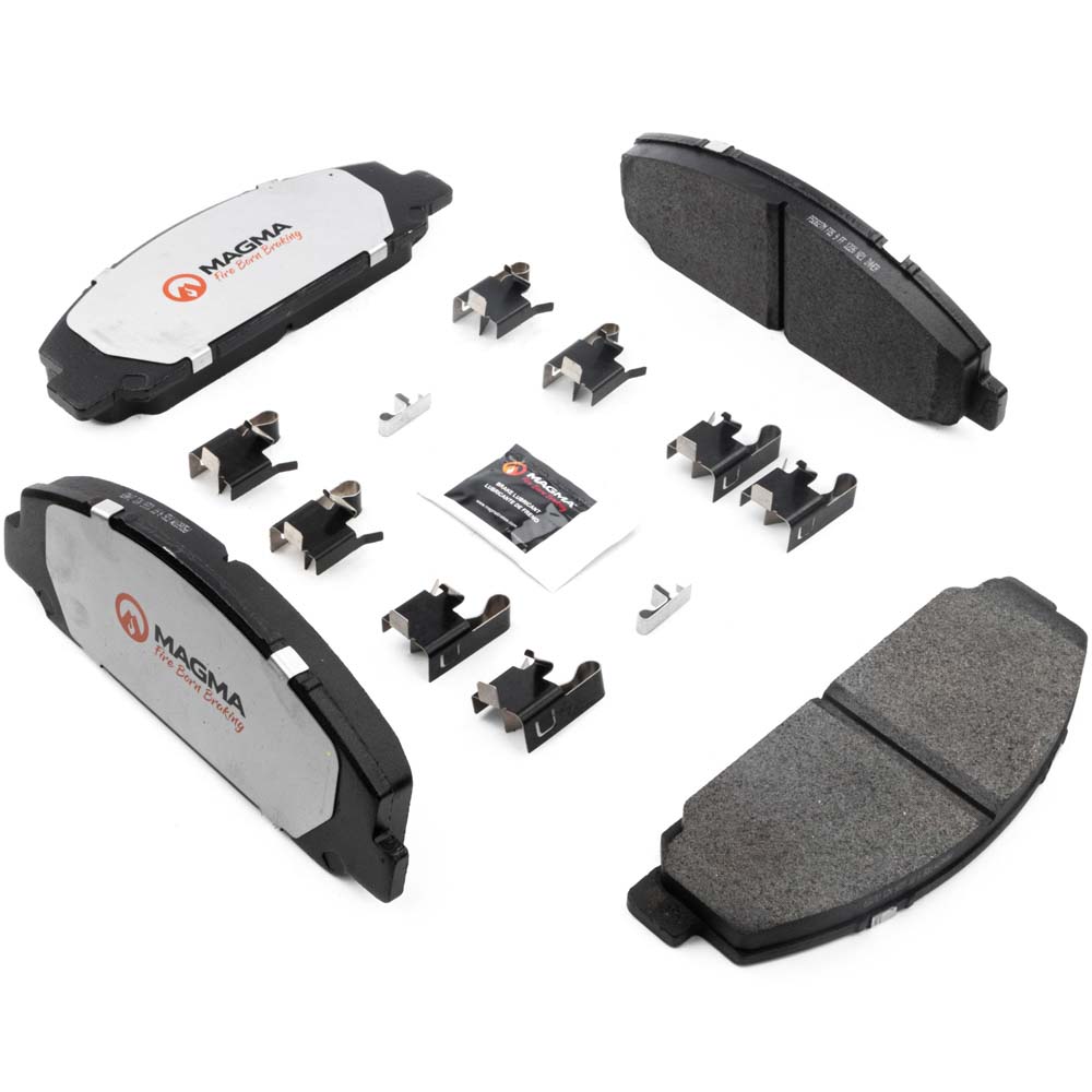 2000 Gmc W3500 Forward Brake Pad Set