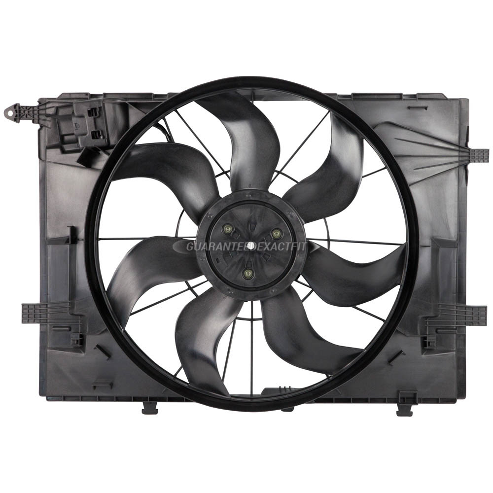 2015 Mercedes Benz C400 Cooling Fan Assembly 