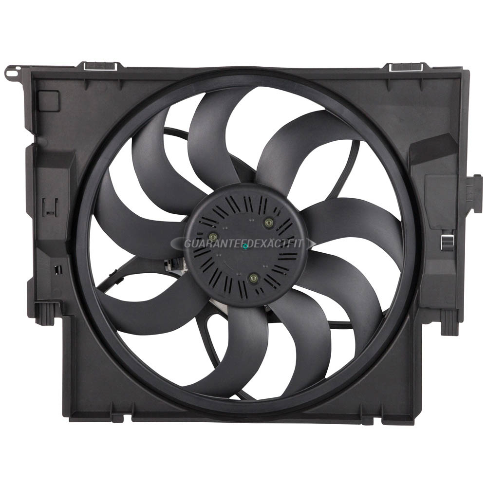 Bmw 335is cooling fan assembly
