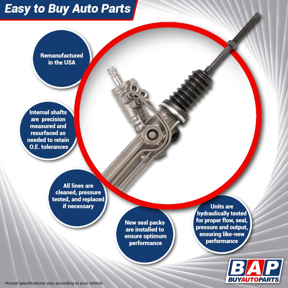 2010 Cadillac SRX Rack and Pinion Power Steering w/ Variable Effort