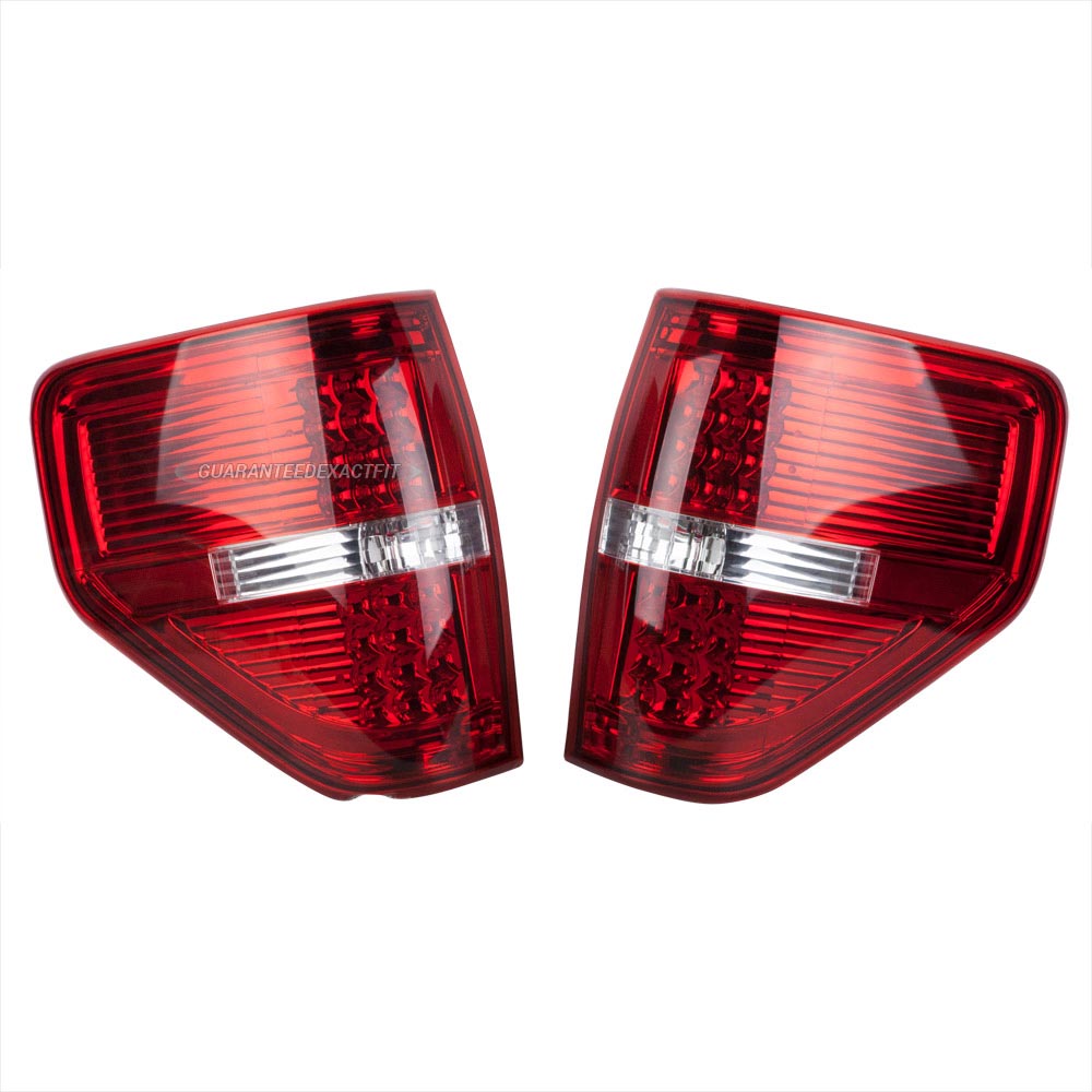 2009 Ford F Series Trucks Tail Light Assembly Pair 