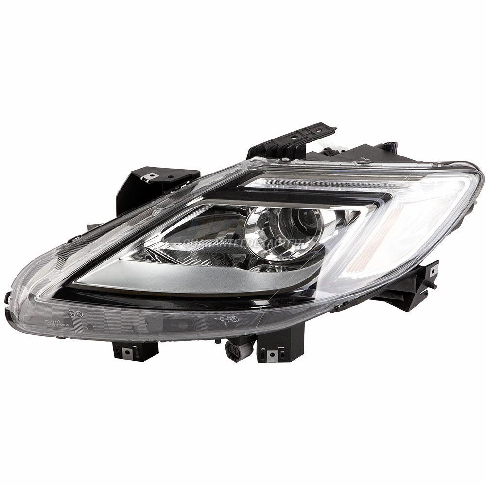 2008 Mazda CX-9 Headlight Assembly Left Driver Side - with HID 16-02014 AN 2008 Mazda Cx 9 Headlight Bulb Size