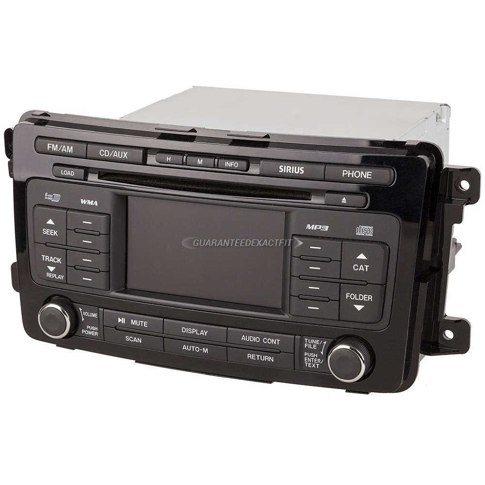 2012 Mazda CX9 Radio or CD Player AMFM6CDSatelite Radio with OEM