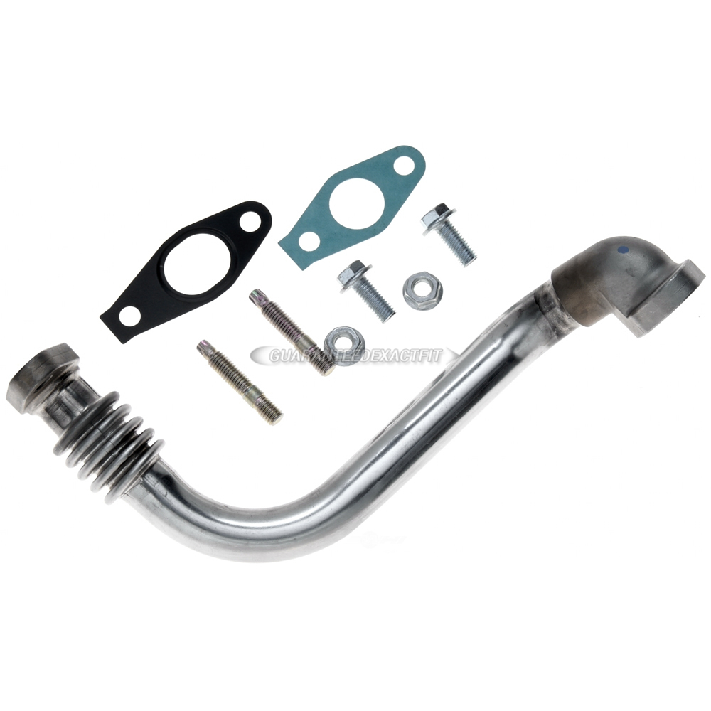 2012 Gmc Sierra 2500 HD Turbocharger Oil Return Line